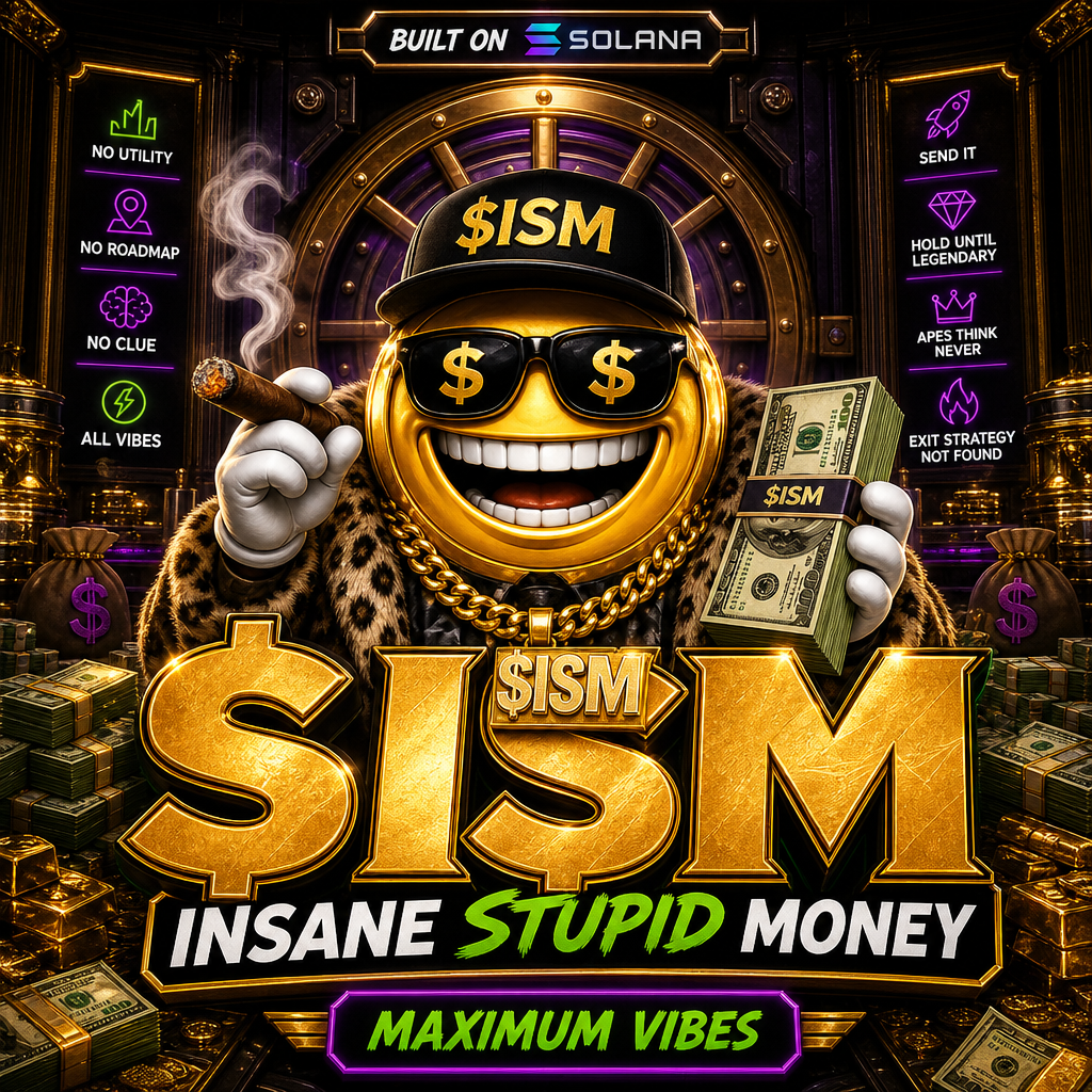 $ISM Insane Stupid Money character art